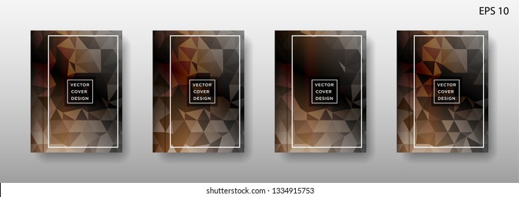 bstract vector triangle background for use in design in eps 10 Applicable for design cover, presentation, invitation, flyer, annual report, poster and business card, desing packaging - Vector