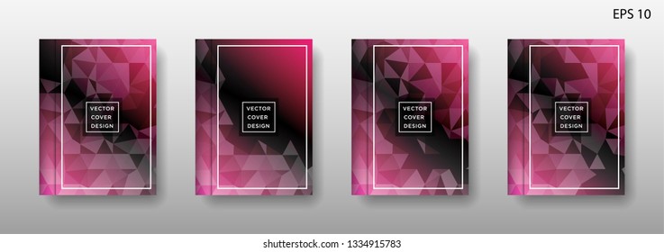 bstract vector triangle background for use in design in eps 10 Applicable for design cover, presentation, invitation, flyer, annual report, poster and business card, desing packaging - Vector