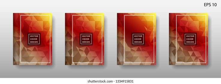 bstract vector triangle background for use in design in eps 10 Applicable for design cover, presentation, invitation, flyer, annual report, poster and business card, desing packaging - Vector