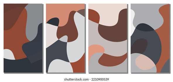 bstract wavy set background. Abstract illustration. Vector illustration.