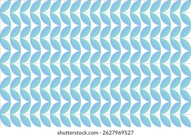 Motif abstrait de flèche en zigzag en bleu clair et blanc - Image vectorielle d'arrière-plan géométrique harmonieux