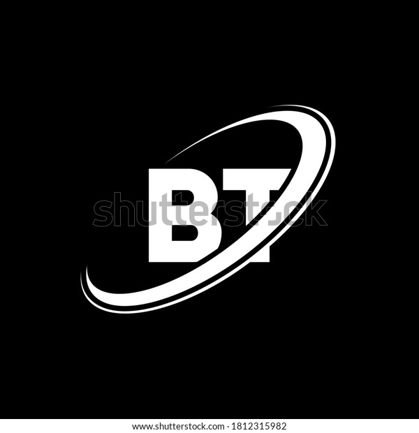 Bt B T Letter Logo Design Stock Vector (Royalty Free) 1812315982 ...