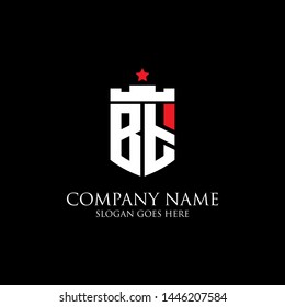 BT initial logo design inspiration, badge template,good for business and finance logo brand