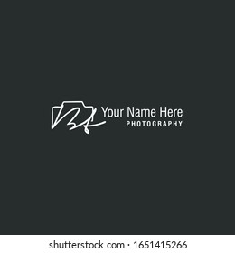 Bt Initial Signature Photography Logo
