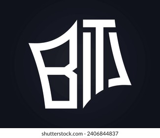Design-Vektorgrafik des BT-Briefes
