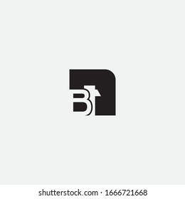 Diseño del logotipo BT y signo creativo