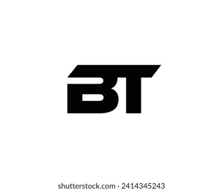BT LOGO DESIGN VECTOR TEMPLATE