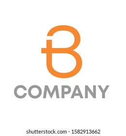 BT logo icon design template sign