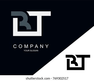 BT Logo Letter Design Template Element