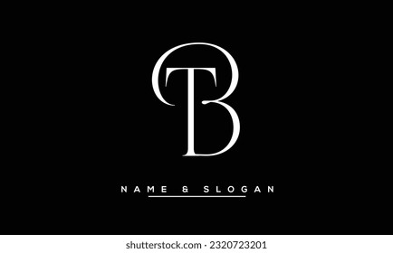 BT,  TB  Abstract  Letters  Logo  Monogram