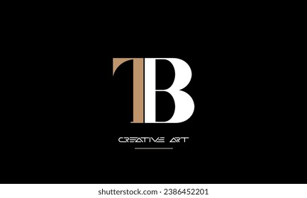 BT, TB, B, T abstract letters logo monogram