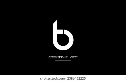 BT, TB, B, T abstract letters logo monogram