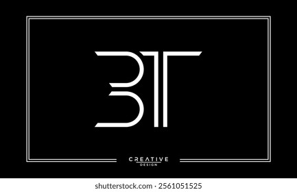 BT, TB, B, T, Abstract Letters Logo Monogram
