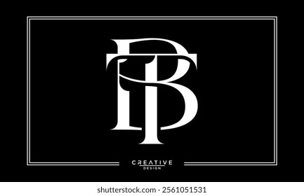 BT, TB, B, T, Abstract Letters Logo Monogram