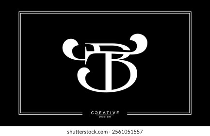 BT, TB, B, T, Abstract Letters Logo Monogram