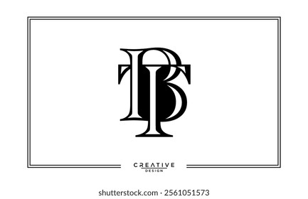 BT, TB, B, T, Abstract Letters Logo Monogram