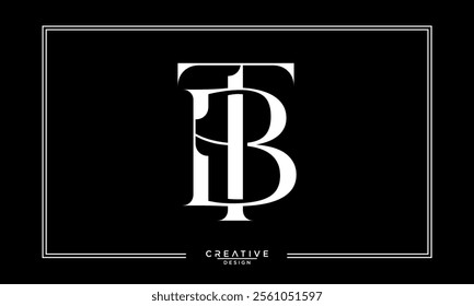 BT, TB, B, T, Abstract Letters Logo Monogram