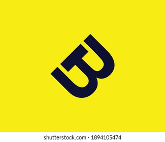 BT TB LETTER LOGO DESIGN VECTOR TEMPLATE