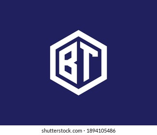 BT TB LETTER LOGO DESIGN VECTOR TEMPLATE