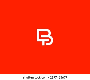 BT, TB Letter Logo Vector Template Illustration Design. Vector EPS10. Editable