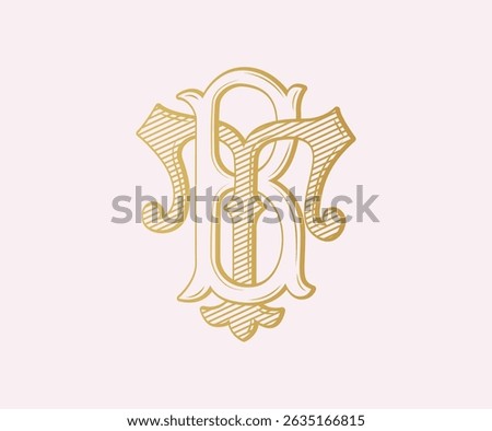 BT, TB, logo BT ,Letter BT,  Monogram BT, Wedding Monogram, Wedding Logo, Logo Design , Monogram Vintage