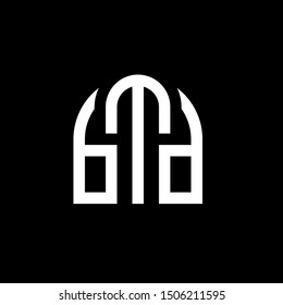 bTa BAD logo monogram icon vector template