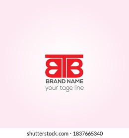 BTB business vector logo design, BTB Creative logo design, cooperate logo, Identity design