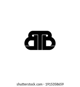 Btb Letter Original Monogram Logo Design Stock Vector (Royalty Free ...