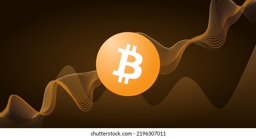 BTC Bitcoin blockchain abstract background digital cryptocurrency 