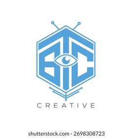 BTC-Logo. BTC-Brief. Logo-Design für BTC-Buchstaben