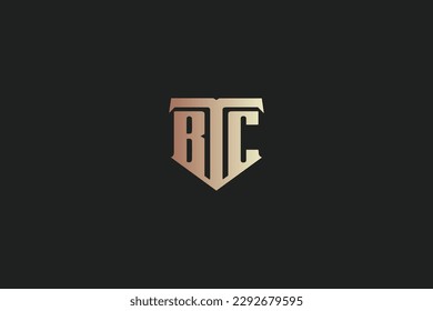 BTC modern luxury typography logo design, btc wordmark, btc typo logo, btc logo