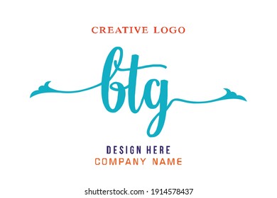 BTG lettering logo is simple, easy to understand and authoritative