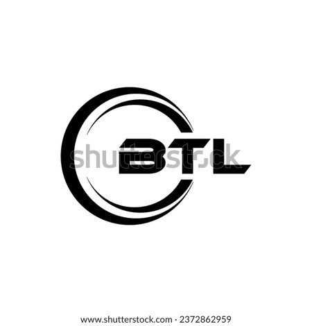 BTL Logo Design, Inspiration for a Unique Identity. Modern Elegance and Creative Design. Watermark Your Success with the Striking this Logo.