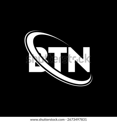 BTN logo. B TN letter. BTN letter logo design. Initials BTN logo linked with circle and uppercase monogram logo. BTN typography for technology, business and real estate brand.
