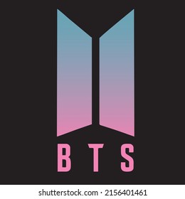 BTS Logo Bright Colors Division Of Layers And Colors