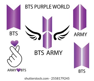 BTS Love Army Vector Art