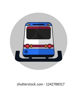BTS Skytrain . Bangkok skytrain vector icon 