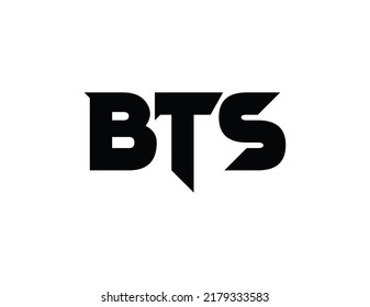 BTS vector. B T S logo.