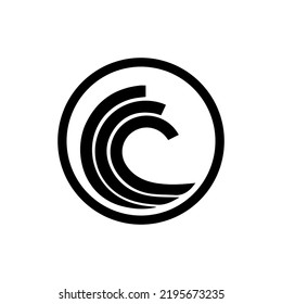 Icono de la moneda BTT aislado en fondo blanco.