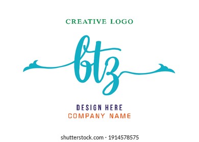 BTZ lettering logo is simple, easy to understand and authoritative