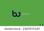 BU Alphabet letters Initials Monogram logo UB, B and U