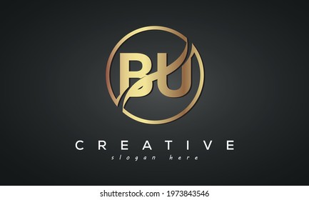 BU creative luxury logo design