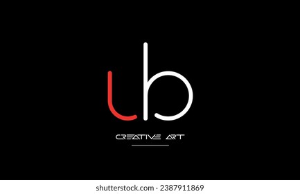 BU, UB, B, U, abstrakte Buchstaben Logo-Monogramm