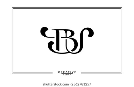 BU, UB, B, U, Abstract Letters Logo Monogram