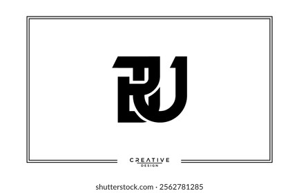BU, UB, B, U, Abstract Letters Logo Monogram