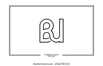 BU, UB, B, U, Abstract Letters Logo Monogram