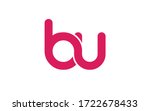 bu or ub Letter Initial Logo Design, Vector Template