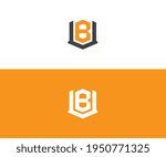 bu or ub Letter Initial Logo Design, Vector Template