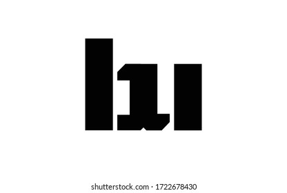 diseño inicial de logotipo de letra bu o ub, plantilla de vector