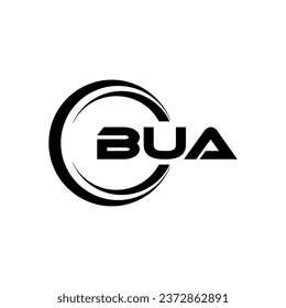 BUA Logo Design, Inspiration for a Unique Identity. Modern Elegance and Creative Design. Watermark Your Success with the Striking this Logo.